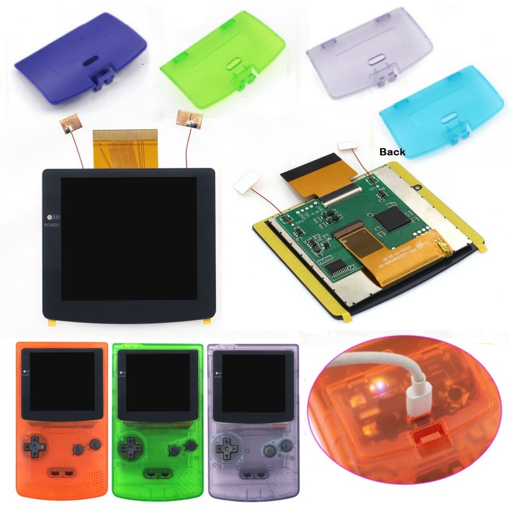 Retro Gaming Kit - Oplaadbaar 2,8' IPS-scherm, gelamineerd LCD voor