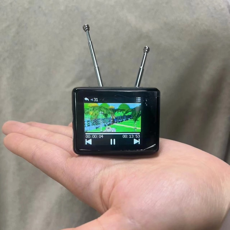 Retro Gaming Tv - Kleurrijk touchscreen miniatuur retro tv-model met