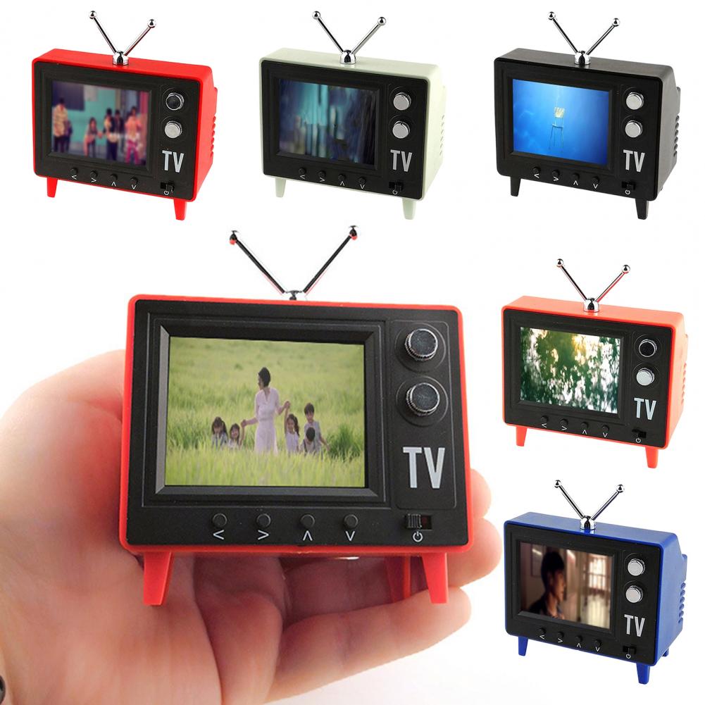 Retro Gaming Tv - Mini Cartoon TV, Type-C Oplaadbare Mini