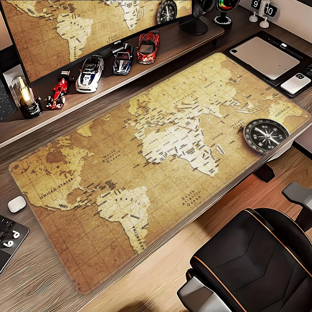 Mouse Gaming Retro - Retro NaviAation Map Art HD Muismat