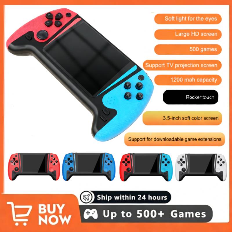 Retro Gaming Kit - Retro draagbare videogameconsole Linux-systeem 3,5-inch LCD-scherm
