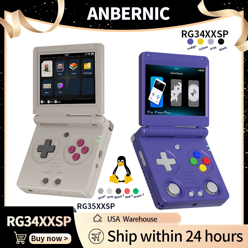 Anbernic RG34XXSP RG35XXSP Fli - Retro Gaming Hub recensie en prijs