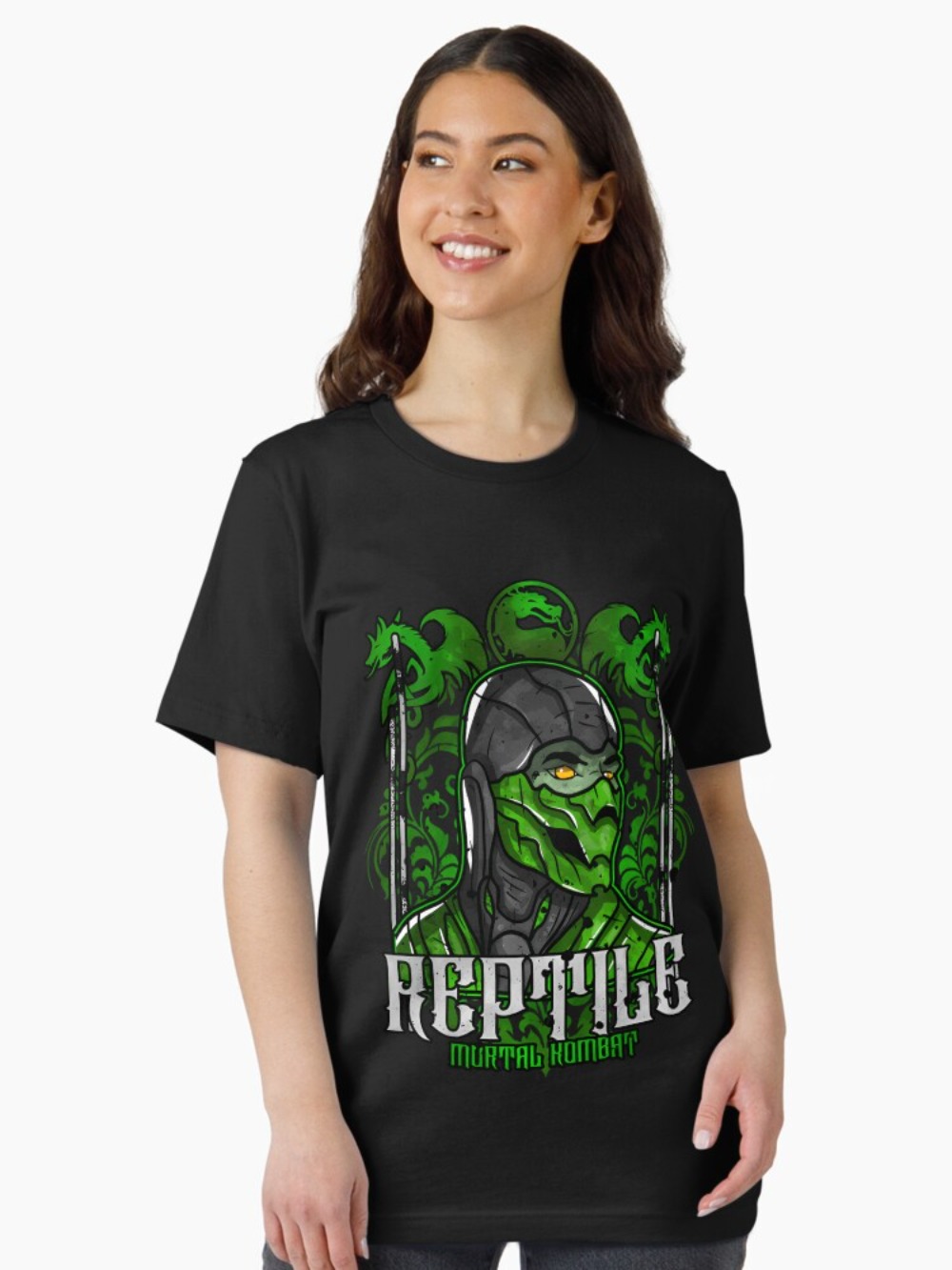 Mortal Kombat Reptile Portrait - Retro Gaming Style recensie en prijs