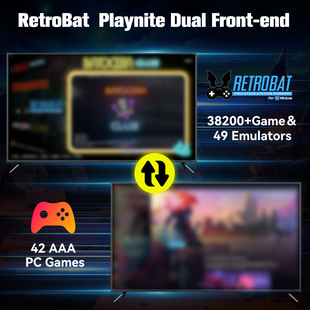 Retrobat & Playnite Systeem HD - Retro Gaming Tv recensie en prijs