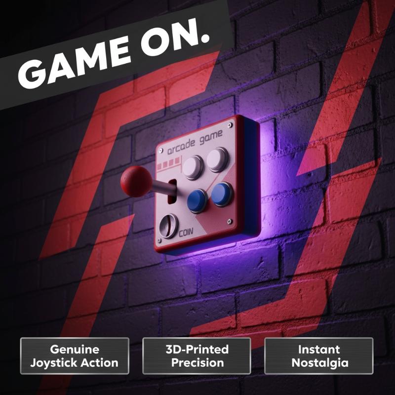 Retro Arcade Game Button Switc - Retro Gaming Style recensie en prijs