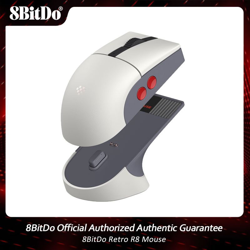 8BitDo Retro R8 Muis met PAW 3 - Mouse Gaming Retro recensie en prijs