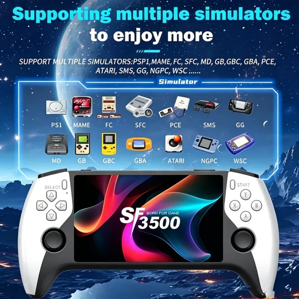 SF3500 5 inch Handheld Game Co - Retro Gaming Machine recensie en prijs